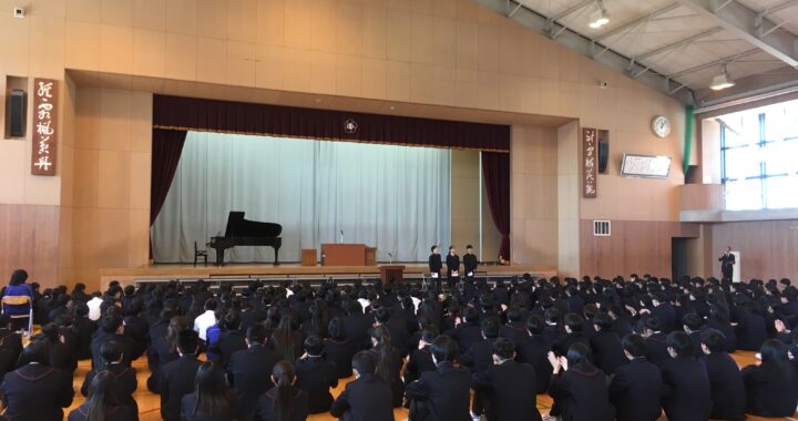 令和７年度３学期終業式